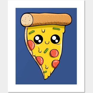 Kawaii Pizza Posters and Art